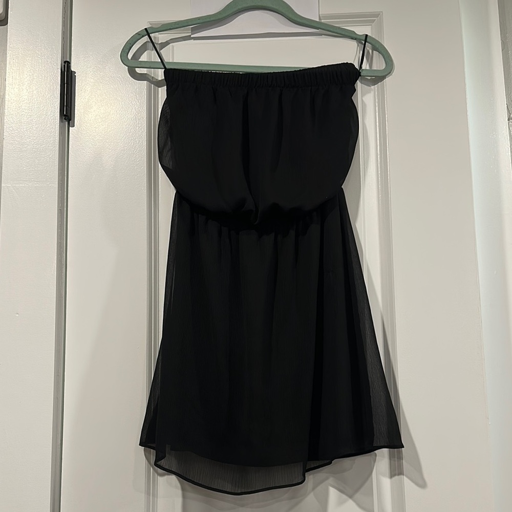 Black Strapless Express Dress